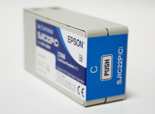 Farbpatrone cyan für Epson TM-C3500